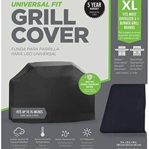 Mr. Bar-B-Q Universal Fit Grill Cover, Waterproof, Weather Resistant, Anti-UV